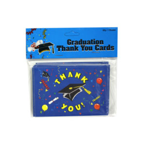 Graduation thank you notes with envelopes, pack of 12 | bulk buys
