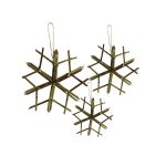 Twig snowflake hanging decor | bulk buys