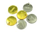 36 Gold And Silver Engraved Mom Charms | bulk buys