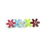 48 Winter Wonderland Snowflake Ribbon Brads | bulk buys