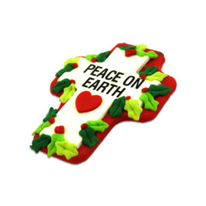 Peace on Earth cross pin | bulk buys