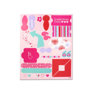 Valentines cardstock stickers | bulk buys
