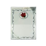 Emb Panel Holiday Cards With Tie-Poinsetta | bulk buys