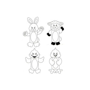 Design Your Own! Easter Paper Roll Characters | bulk buys