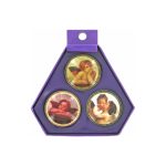 Decorative pill boxes, pack of 3