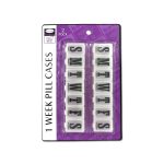 One-week pill case, set of 2