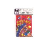 Party kit with hats, blowers and loot bags, set of 12