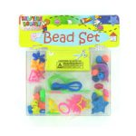 Bead set box with accents and plastic cord
