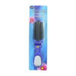 Folding brush with mirror