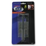 Mens disposable razor with extra blades