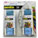 Twin pack cotton swabs