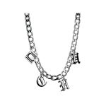 Authentic Nikki Chu Silver Chunky Charm Necklace | bulk buys