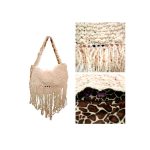 Cream Hand Knit Bag | bulk buys