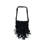 Black Hand Knit Bag | bulk buys
