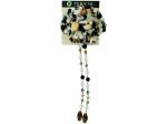 hair clip with assorted beads | bulk buys