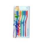 5 pack toothbrushes assorted colors | bulk buys