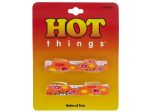 Peach Princess Comic Book Art Hair Clips | bulk buys