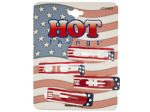 Stars and Stripes Barrettes | bulk buys