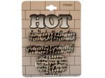 Word Art Hair Clips and Ponytail Holder | bulk buys