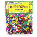 Round colored sequins