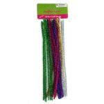 Glitter craft stems