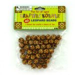 Leopard print beads