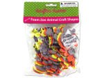 Foam Zoo Animal Craft Sticker Shapes | krafters korner