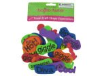 Foam Word Expressions Craft Sticker Shapes | krafters korner