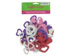 Foam heart craft shapes | krafters korner