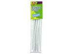 White chenille craft stems | bulk buys