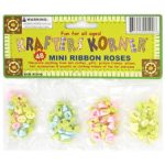 Craft ribbon roses