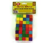 80 piece color wood blocks