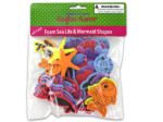 Sea life and mermaid foam shapes | bulk buys