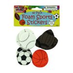 Sports ball foam stickers