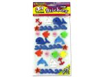 Ocean foam and 3-D stickers, pack of 25 | bulk buys