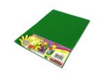Green sparkle adhesive foam craft sheet | bulk buys