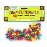 Heart-shaped beads