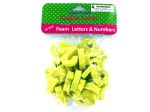 Foam numbers and letters, 26 pieces | krafters korner