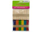Multi-colored mini craft sticks | krafters korner