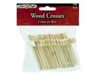 15pk wooden craft crosses | bulk buys