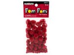 Red craft pompoms | bulk buys