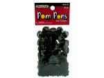 Black craft pompoms | bulk buys
