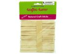 Natural wood craft sticks | krafters korner