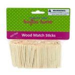 Crafting wood match sticks