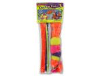 Funky fishies pom pom craft kit | bulk buys