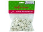 Round wooden beads | krafters korner