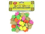 Apple-shape foam stickers | krafters korner