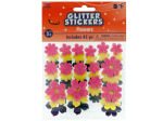 Foam Flowers Glitter Stickers | bulk buys