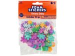 Foam Groovy Daisy Glitter Stickers | bulk buys