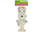 Wooden Girly Craft Shape | krafters korner